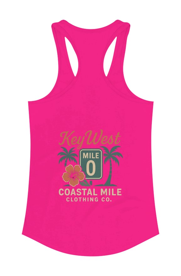 Key West Mile 0 Racerback Tank – Coastal Mile Exclusive