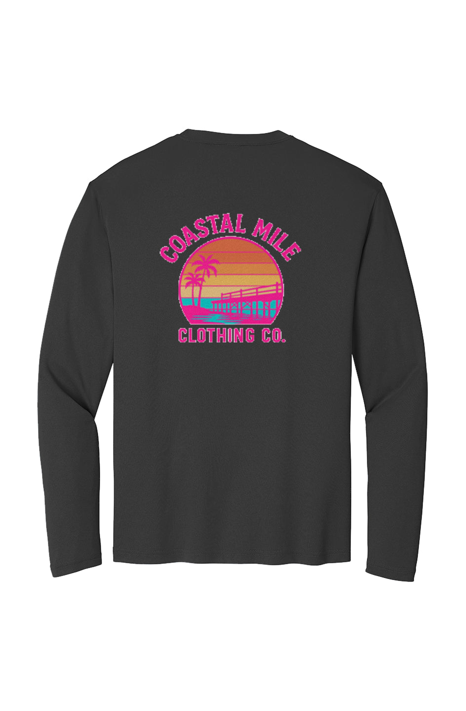 Coastal Mile Long Sleeve Dry Fit Tee – Neon Edition