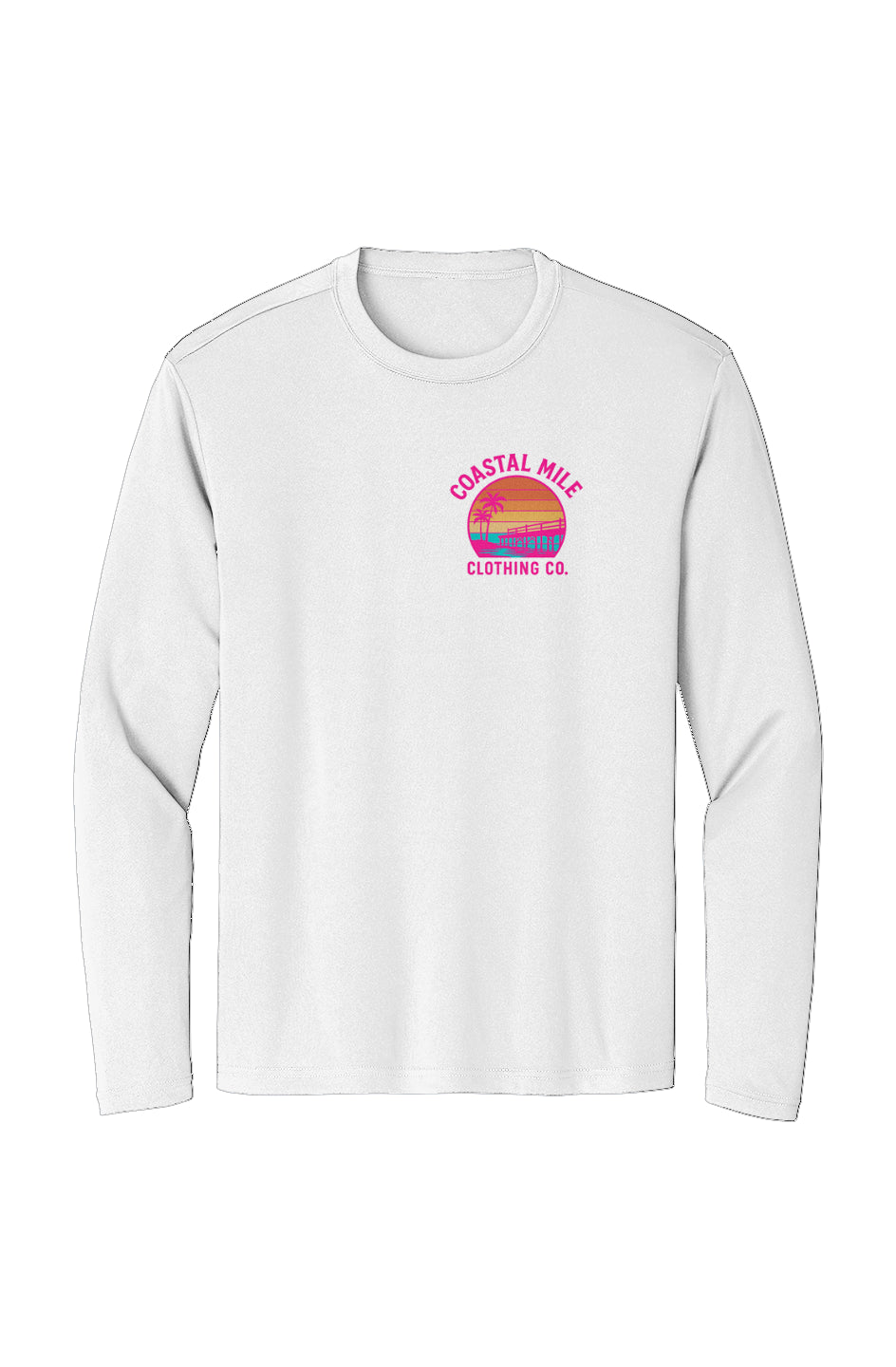 Coastal Mile Long Sleeve Dry Fit Tee – Neon Edition