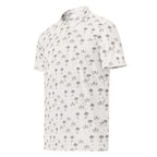 Bone Palm Floral Slim Fit Polo