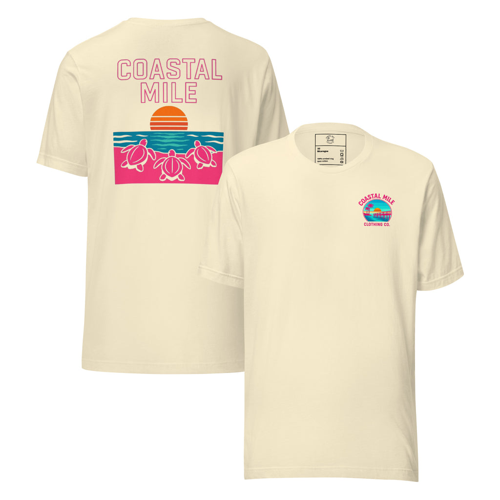 Neon Turtles Retro Graphic Tee