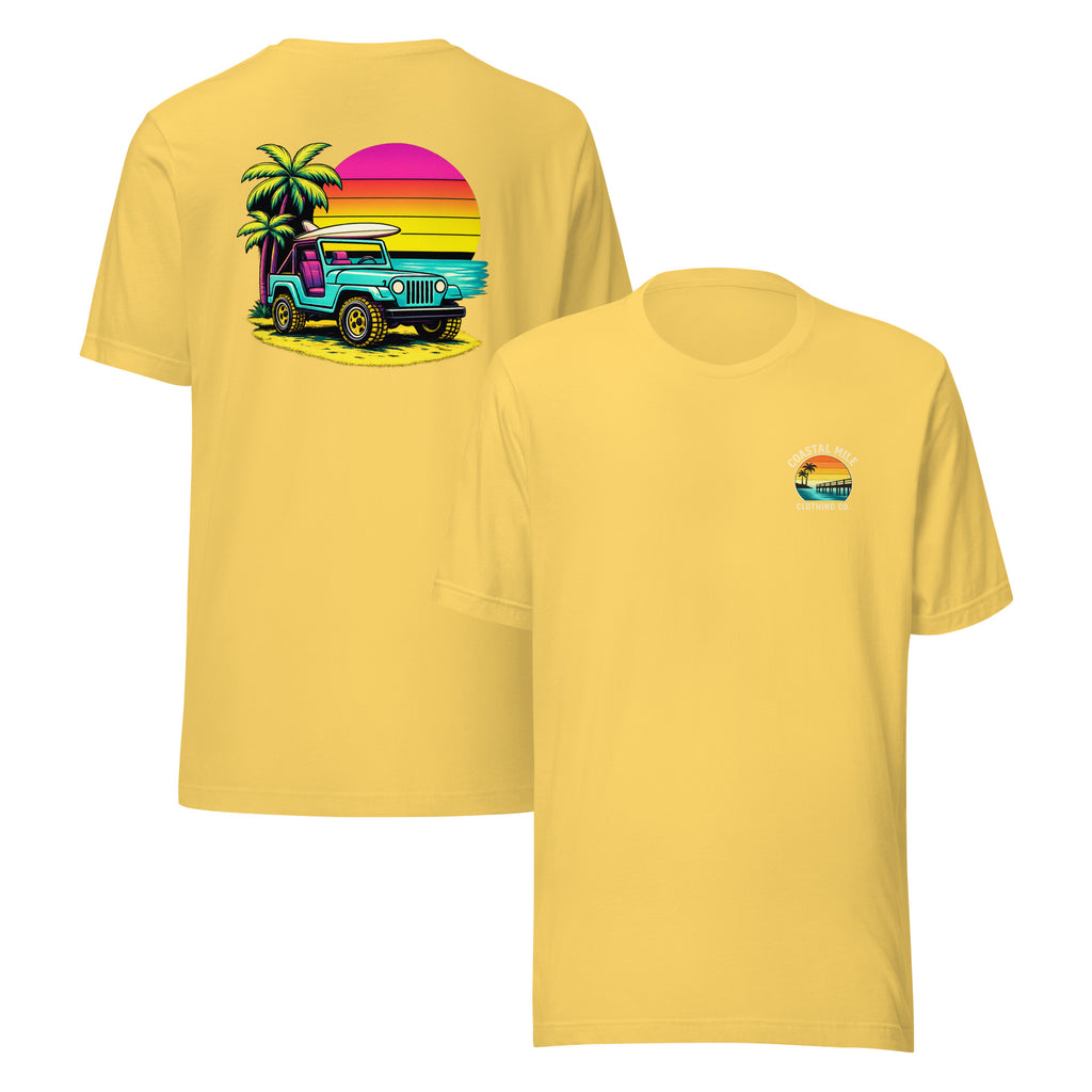 Coastal Sunset Jeep Tee